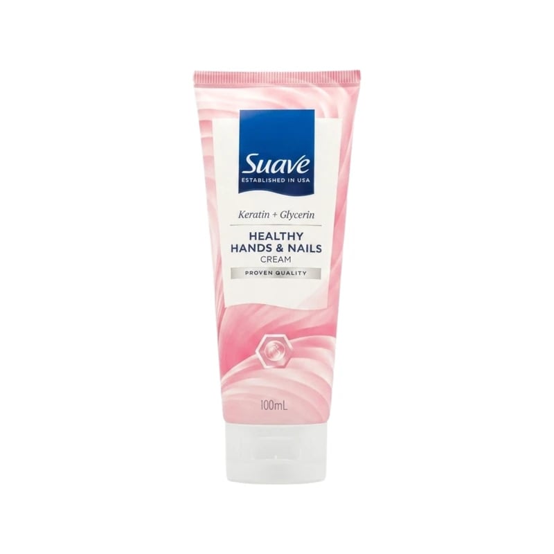 كريم سواف كيراتين وجلسرين للأيدي والأظافر الصحية - Suave Keratin + Glycerin Healthy Hands & Nails Cream