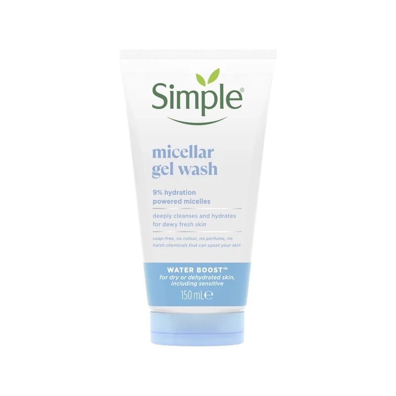 غسول جل ميسيلار سيمبل ووتر بوست - Simple Micellar Gel Wash (Water Boost)