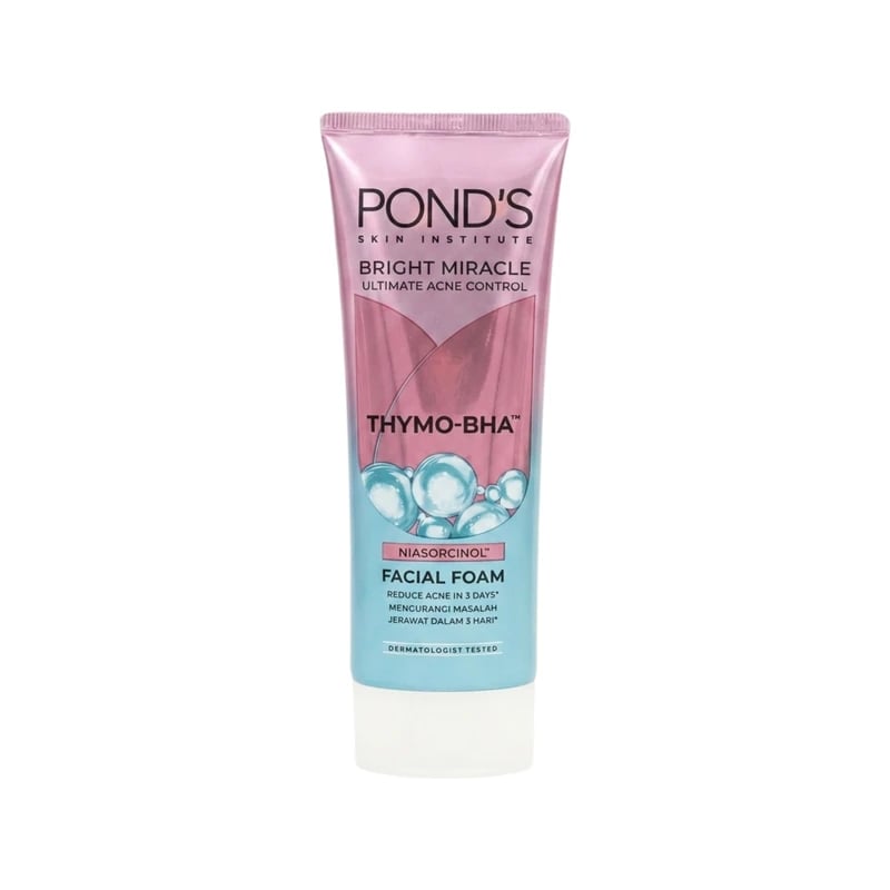 رغوة غسول للوجه بوندز برايت ميراكل لمكافحة حب الشباب - Pond's Bright Miracle Ultimate Acne Control Facial Foam