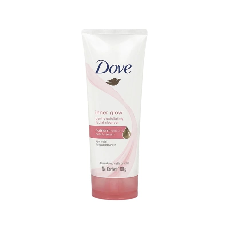Dove Inner Glow Gentle Exfoliating Facial Cleanser - غسول مقشر لطيف للوجه دوف إينر جلو
