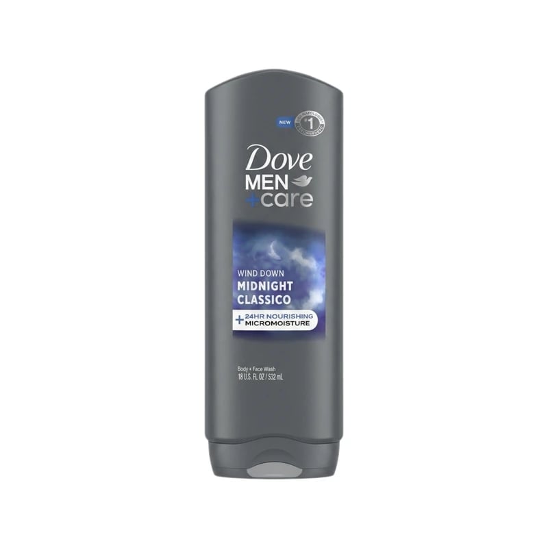 Dove Men Care Wind Down Midnight Classico Body & Face Wash - غسول جسم ووجه دوف مين كير ويند داون ميدنايت كلاسيكو