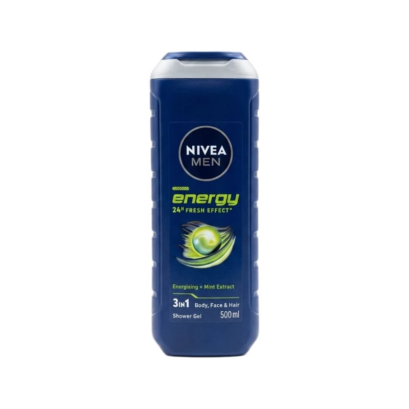 غسول جسم ووجه وشعر نيفيا مين إنرجي 3 في 1 - Nivea Men Energy 3-in-1 Body, Face & Hair Wash