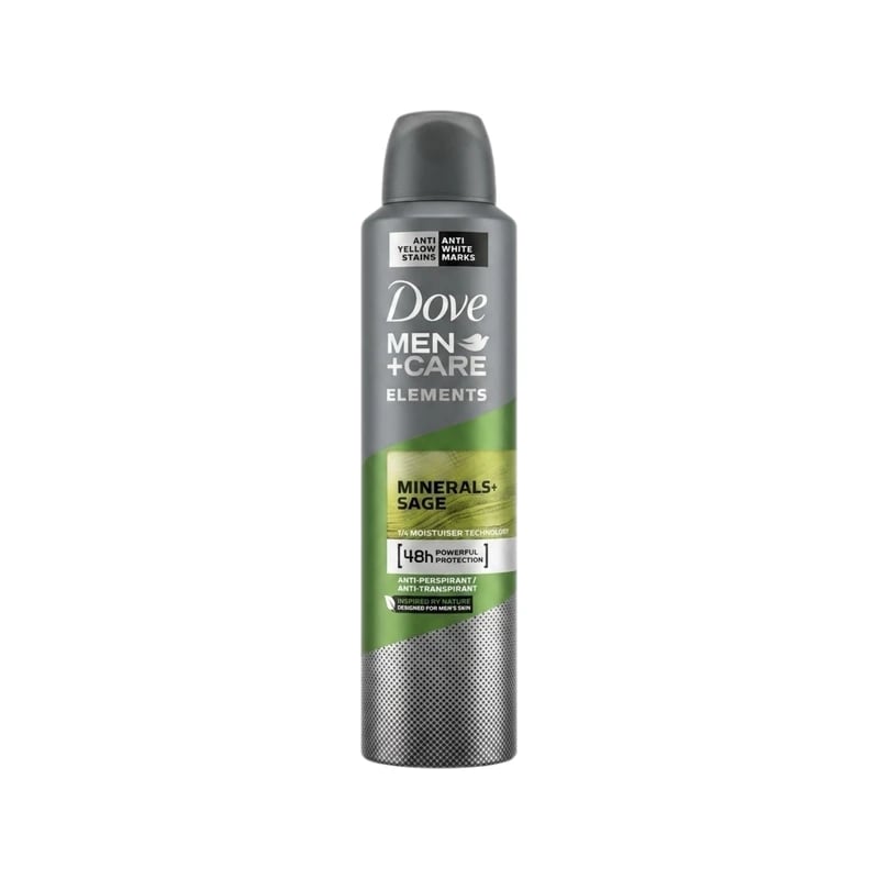 مضاد تعرق سبراي دوف مين كير المعادن والمريمية - Dove Men+Care Minerals & Sage Antiperspirant Deodorant Spray