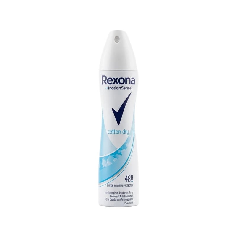 مضاد تعرق سبراي ريكسونا كوتون دراي - Rexona Cotton Dry Antiperspirant Deodorant Spray