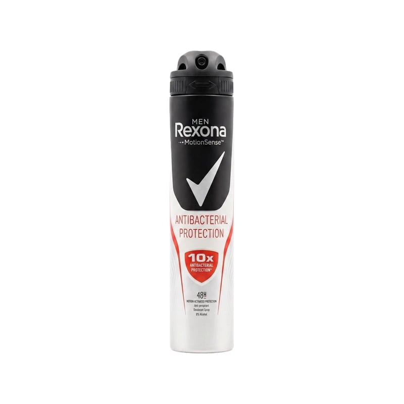 مضاد تعرق سبراي ريكسونا مين أنتي باكتيريال بروتكشن - Rexona Men Antibacterial Protection Antiperspirant Deodorant Spray
