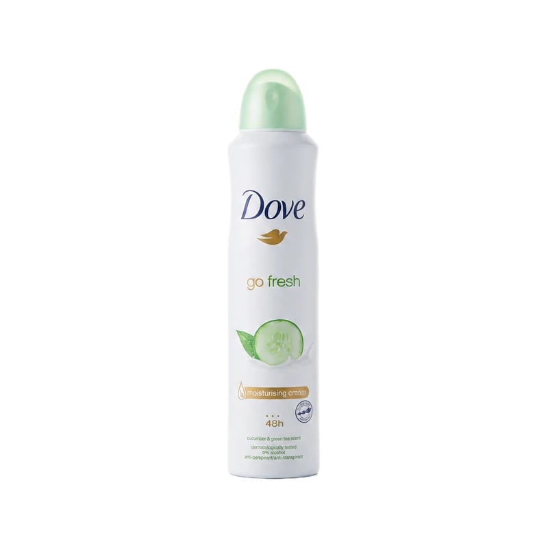 مضاد تعرق سبراي دوف جو فريش خيار وشاي أخضر - Dove Go Fresh Cucumber & Green Tea Antiperspirant Deodorant Spray