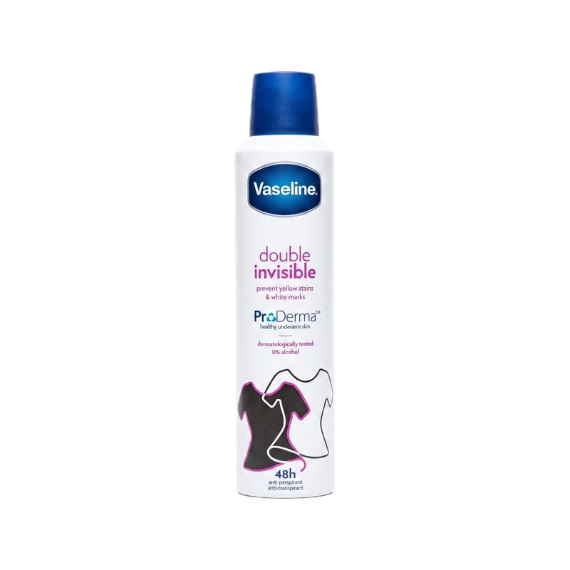 مضاد تعرق سبراي فازلين دبل انفيزيبل - Vaseline Double Invisible Antiperspirant Deodorant Spray