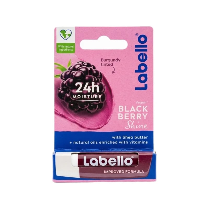 مرطب شفاه لابيلو توت العليق شاين - Labello Blackberry Shine Lip Balm