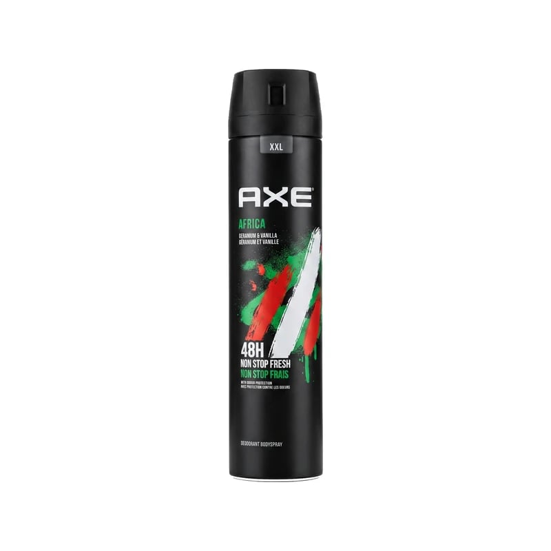 معطر جسم أكس أفريقيا بالجيرانيوم والفانيليا - Axe Africa Geranium & Vanilla Deodorant Body Spray