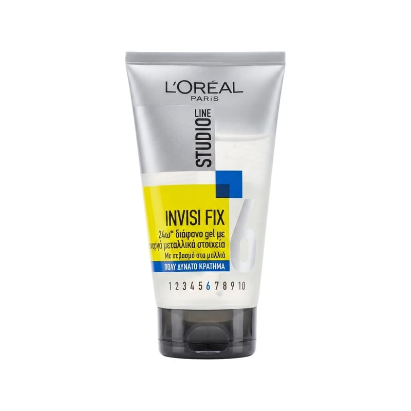 جل تثبيت لوريال باريس ستوديو لاين إنفيزي فيكس قوي جداً رقم 6 - Loreal Paris Studio Line Invisi Fix Extra Strong Hold Gel No.6