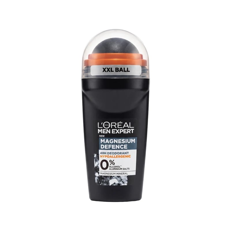 معطر رول لوريال مين إكسبرت ماغنيزيوم ديفنس - Loreal Men Expert Magnesium Defence Deodorant Roll-On