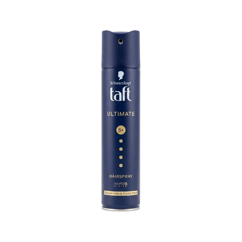 Schwarzkopf Taft Ultimate Hairspray Crystal Shine No.5+ - سبراي شعر شوارزكوف تافت ألتيميت كريستال شاين رقم 5+