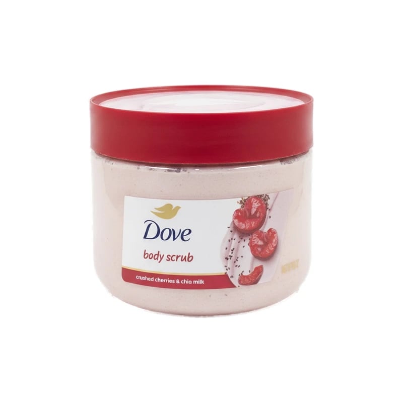مقشر جسم دوف بالكرز المطحون وحليب الشيا - Dove Crushed Cherries & Chia Milk Body Scrub