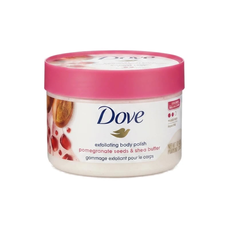 مقشر جسم دوف بذور الرمان وزبدة الشيا - Dove Exfoliating Body Polish Pomegranate Seeds & Shea Butter