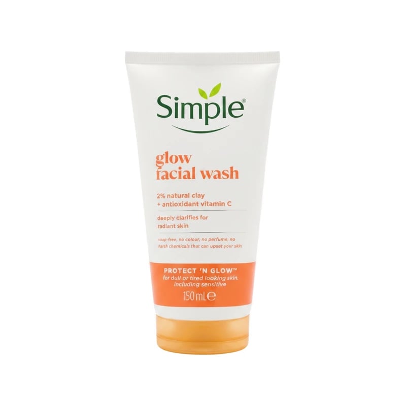 غسول للوجه سيمبل فيتامين C جلو - Simple Vitamin C Glow Facial Wash
