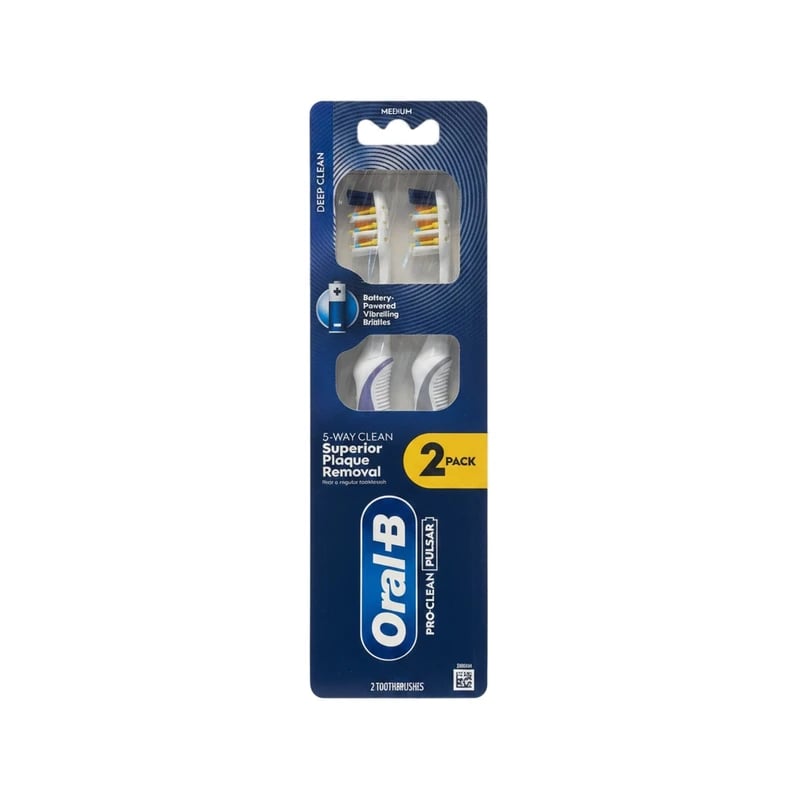 فرشاة أسنان أورال بي برو كلين بلسار متوسطة - Oral-B Pro-Clean Pulsar Toothbrush Medium