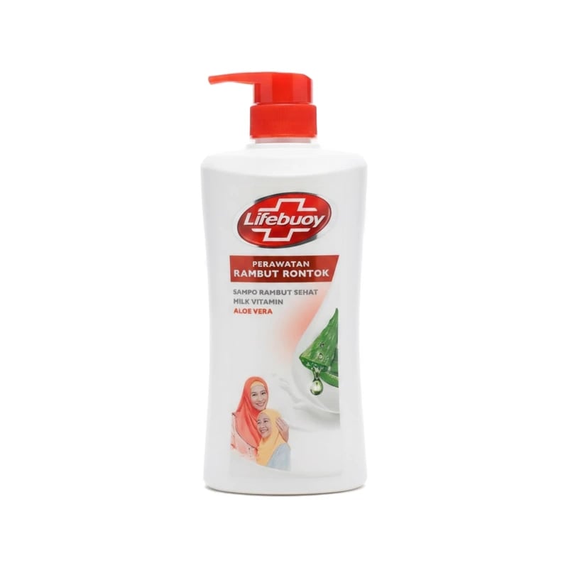 شامبو لايف بوي مضاد لتساقط الشعر بالألوفيرا وفيتامين الحليب - Lifebuoy Anti-Hairfall Shampoo with Aloe Vera & Milk Vitamin