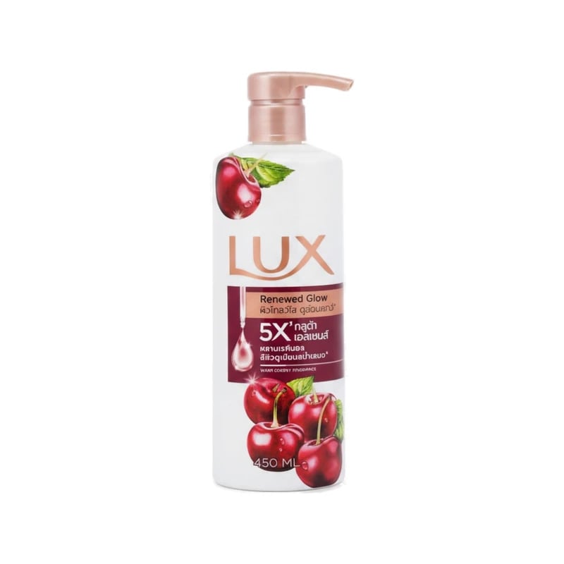 غسول جسم لوكس رينيود جلو بالكرز الدافئ - Lux Renewed Glow Warm Cherry Shower Gel