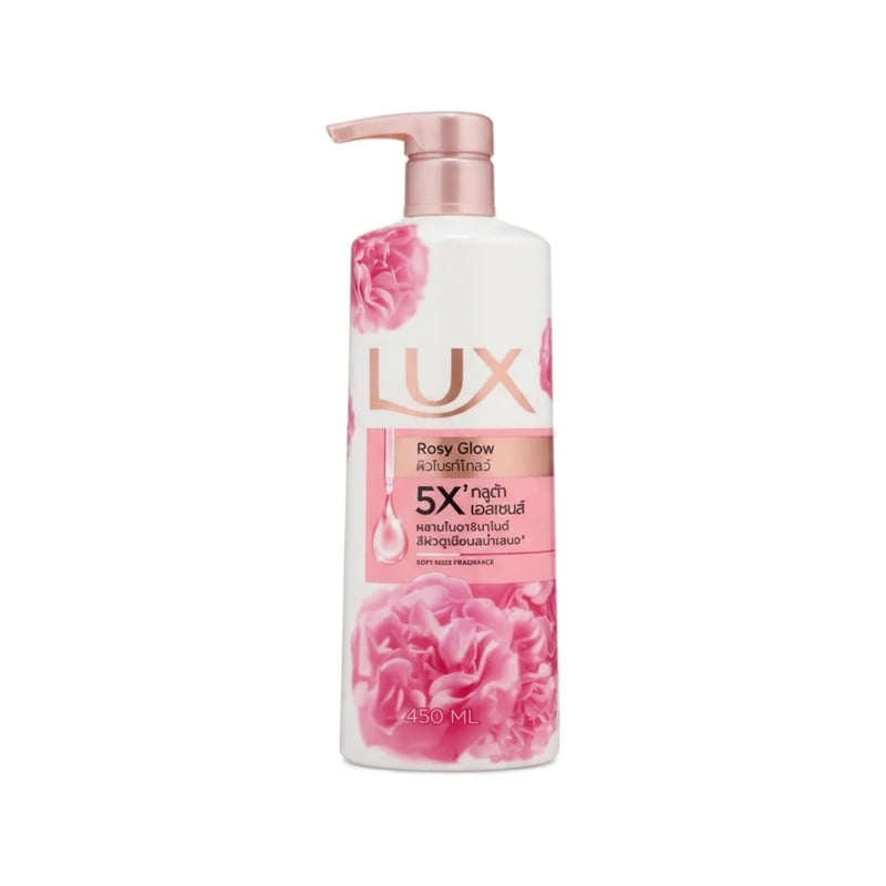 غسول جسم لوكس روزي جلو - Lux Rosy Glow Shower Gel