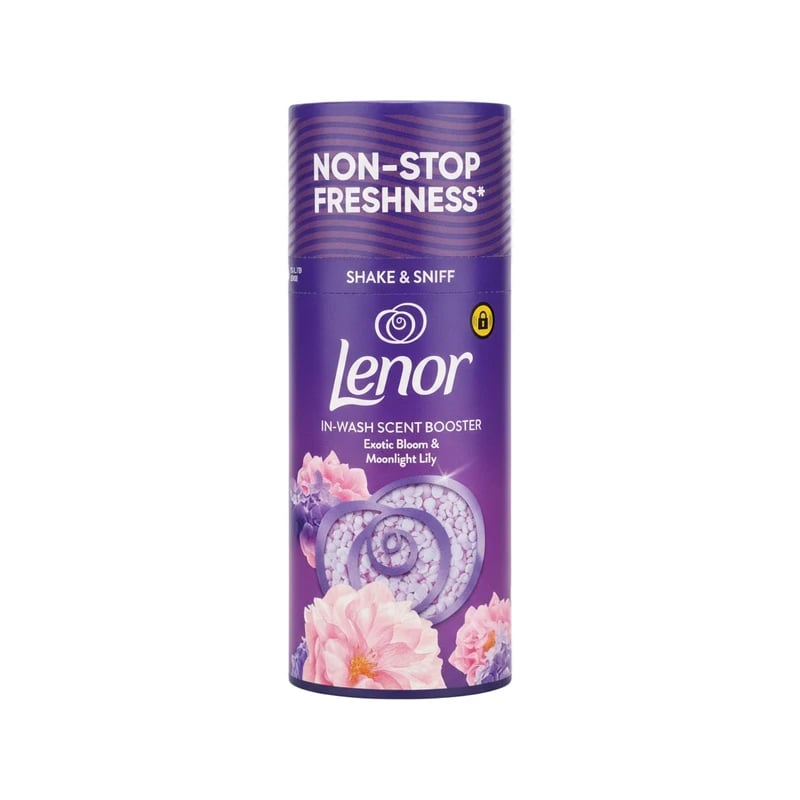 معزز رائحة الغسيل لينور بأزهار استوائية وزنبق القمر - Lenor In-Wash Scent Booster Exotic Bloom & Moonlight Lily