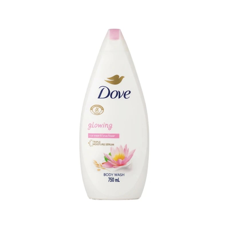 Dove Glowing Rice Water & Lotus Flower Body Wash - غسول جسم دوف جلوينج بماء الأرز وزهرة اللوتس