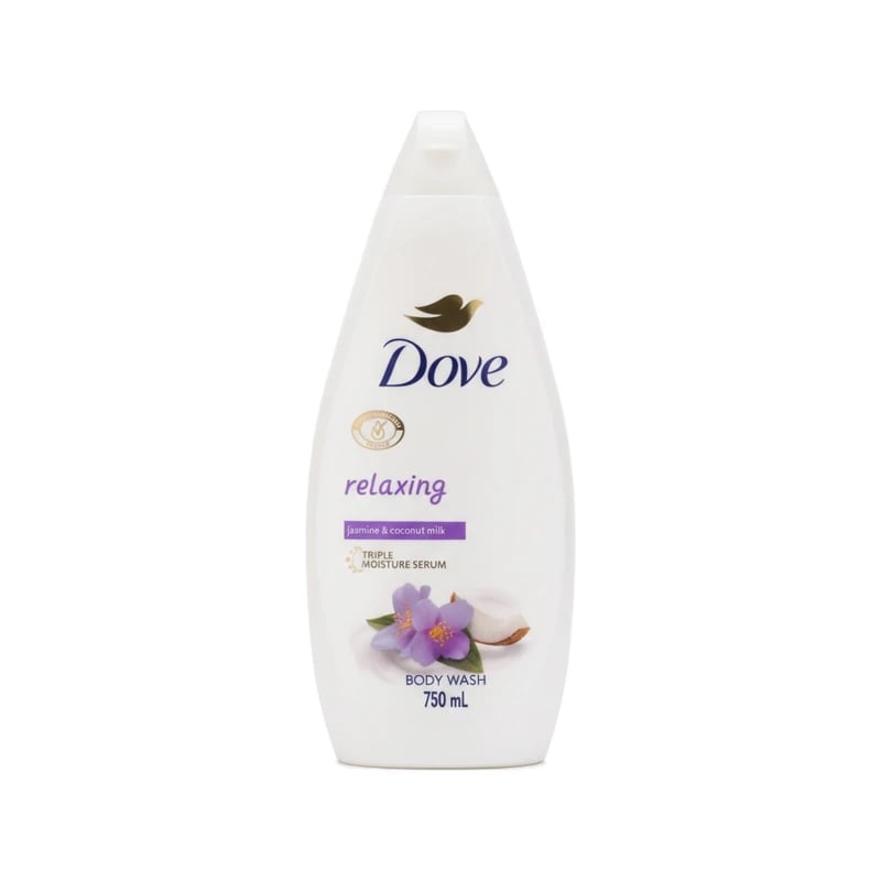 Dove Relaxing Jasmine Petals & Coconut Milk Body Wash - غسول جسم دوف ريلاكسينج بتلات الياسمين وحليب جوز الهند