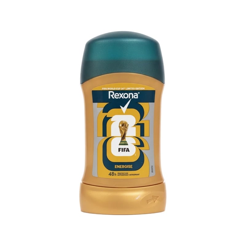مضاد تعرق ستيك ريكسونا فيفا وورلد كاب ليمتد إيديشن إنرجايز 48 ساعة - Rexona FIFA World Cup Limited Edition Energise 48-Hour Antiperspirant Deodorant Stick