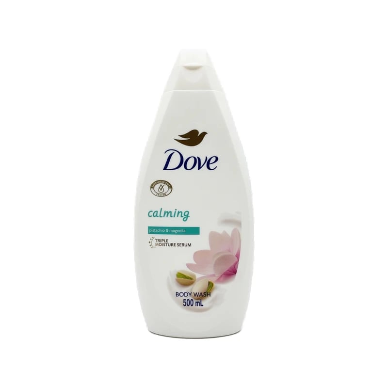 Dove Calming Pistachio & Magnolia Body Wash - غسول جسم دوف كالمينج بالفستق والمغنوليا