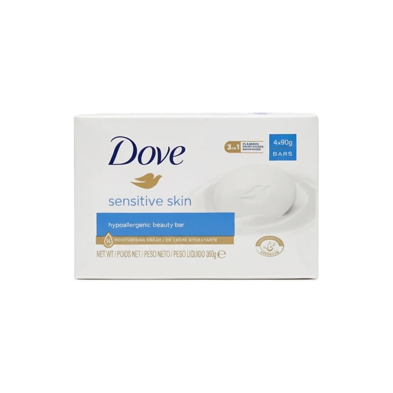 صابون دوف للبشرة الحساسة المضاد للحساسية - Dove Sensitive Skin Hypoallergenic Beauty Bar